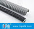 Conduit flexible galvanisé électrique et garnitures de PVC d'acier gris